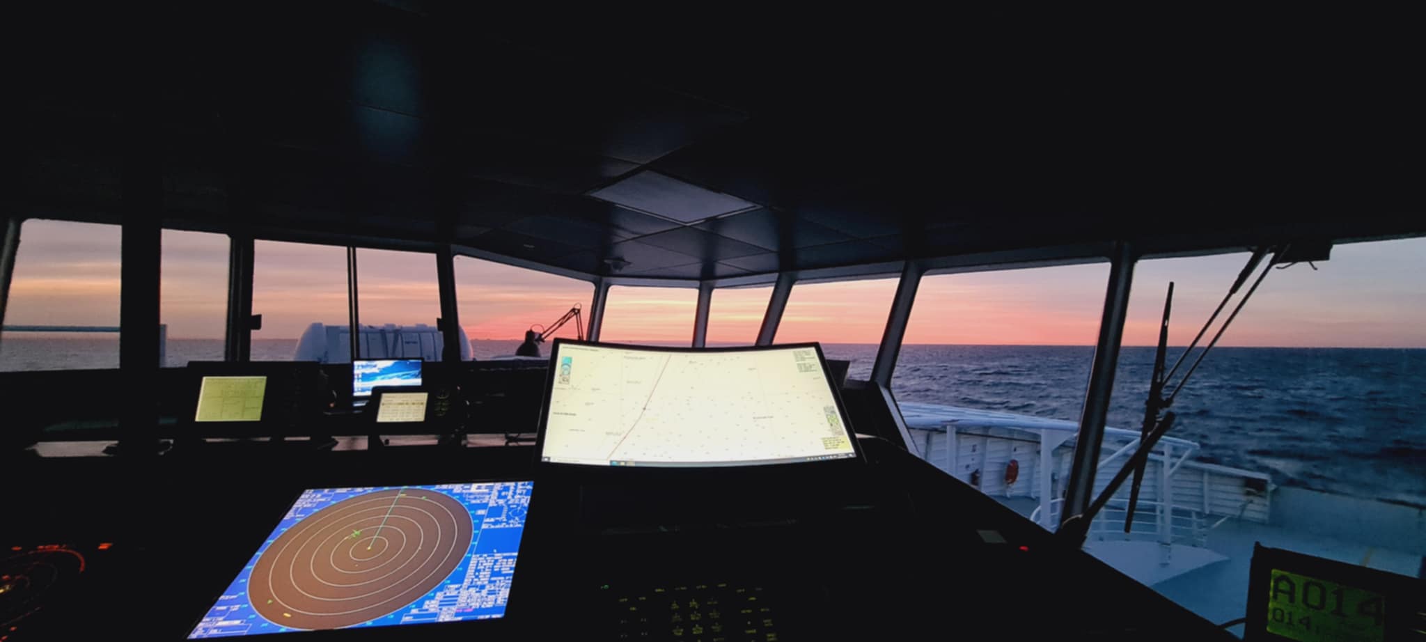 Inside Wheelhouse of Aurora V