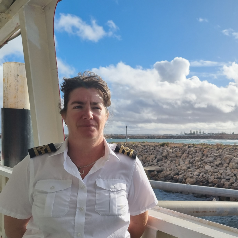 Celebrating International Women's is first mate Keryn